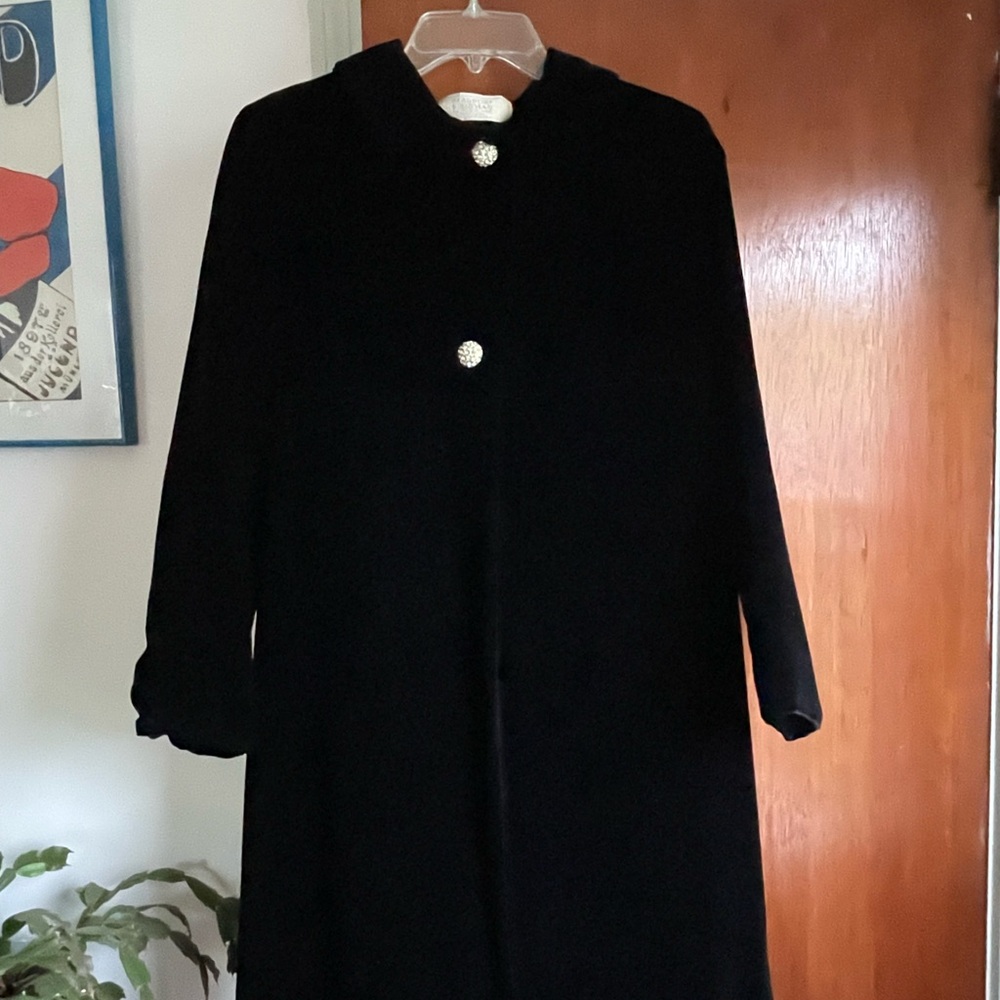 1950s(?) Bergdorf Goodman velvet coat